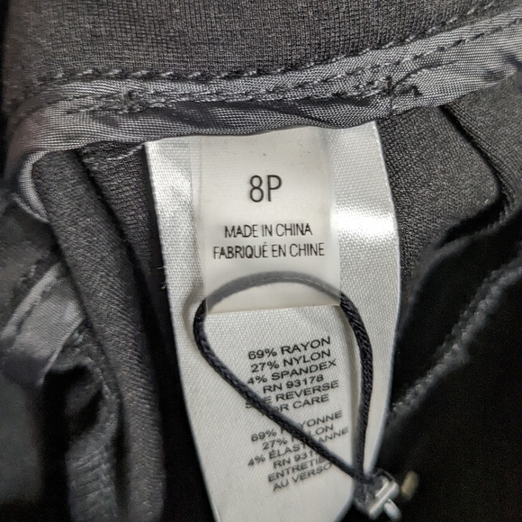 NWT Tahari black work slack 8P - Picture 7 of 9